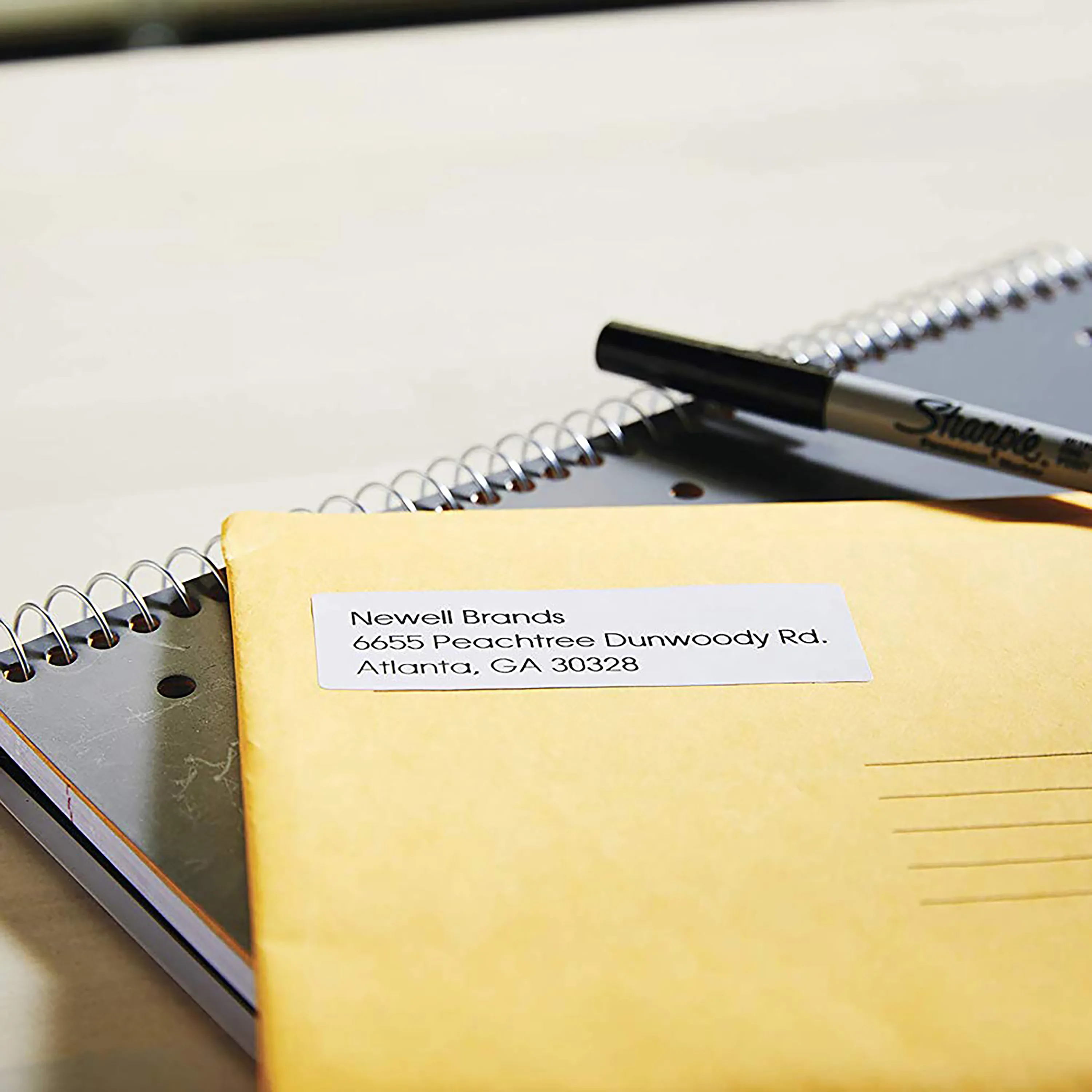 Label Return 25x54 perm white (500)