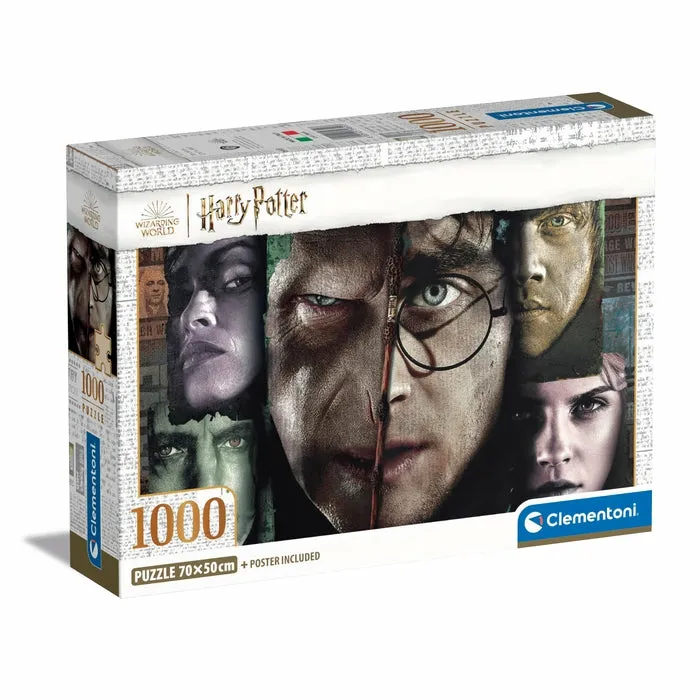Clementoni High Quality Collection Harry Potter Face - pussel, 1000 bitar