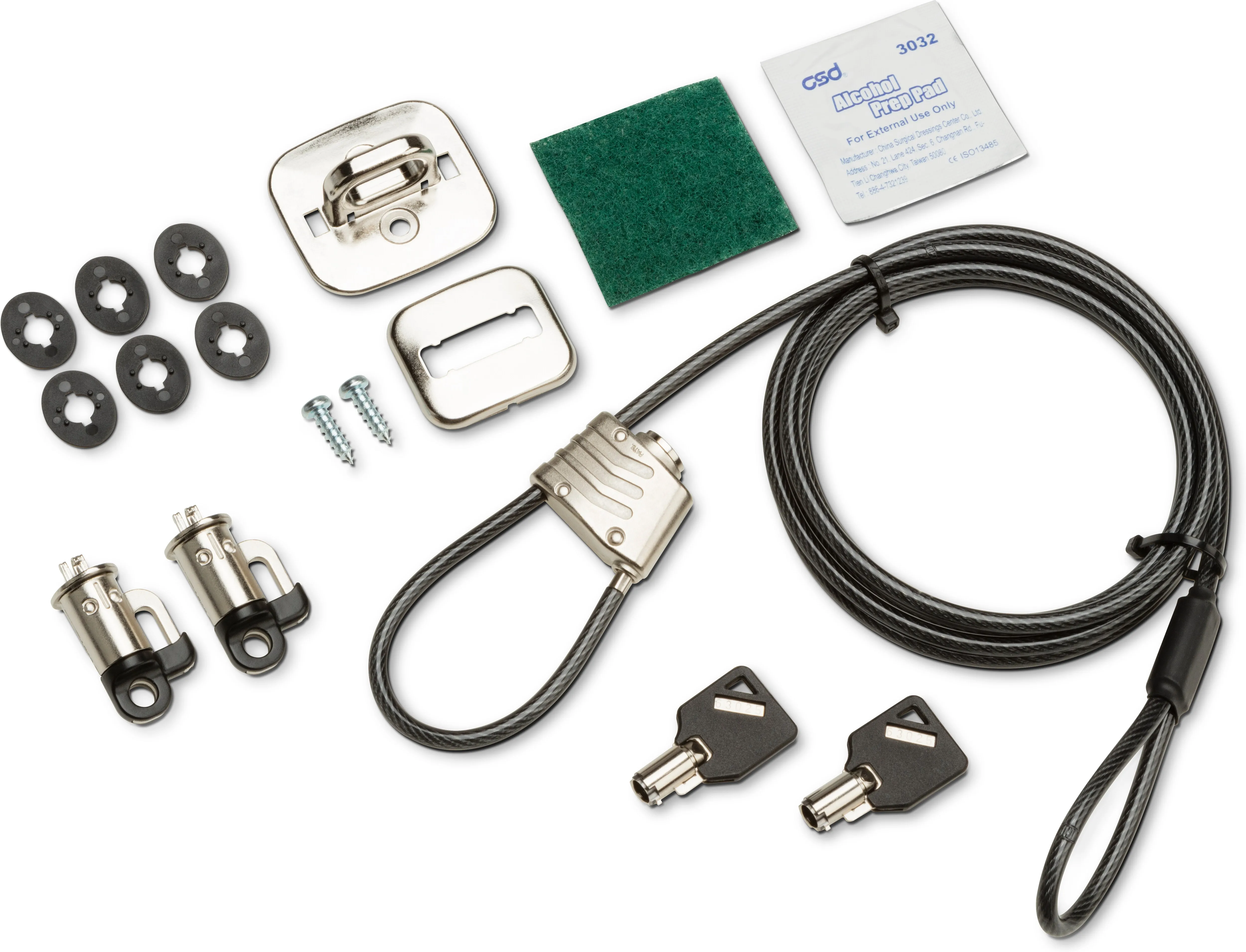 HP Business PC Security Lock v3 Kit - Järjestelmän suojauspakkaus malleihin HP 280 G3, 280 G4, 285 G3, 290 G1, 290 G2, 290 G3, Desktop Pro A 300 G3, Pro A G2, E