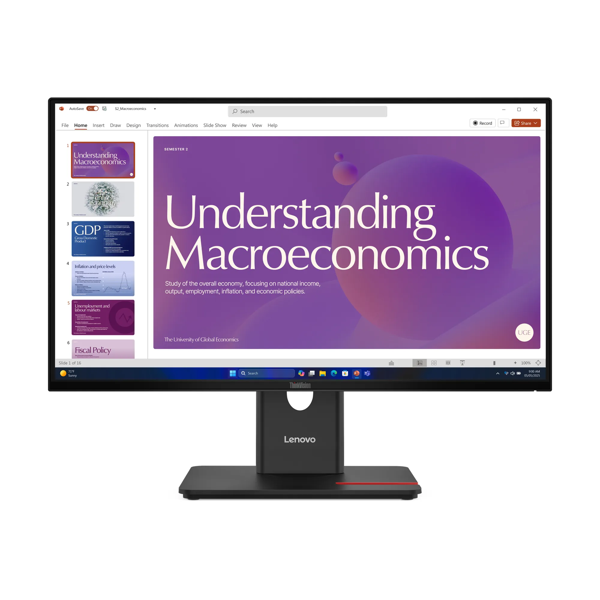 Lenovo ThinkVision ThinkVision T24D-40 24" Full HD, IPS - monitor