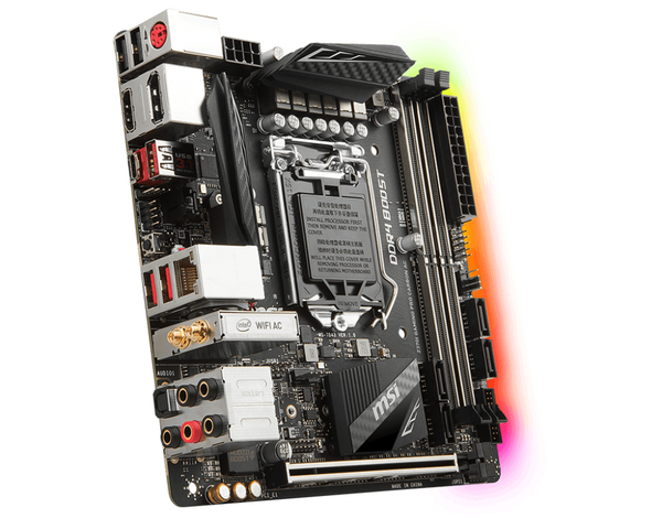 MSI Z370I Gaming Pro CARBON AC, mini-ITX motherboard