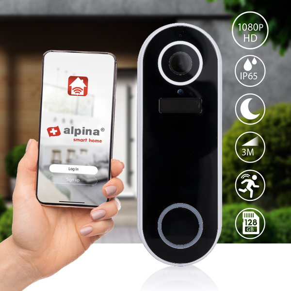 Alpina Smart Video doorbell (battery operated)