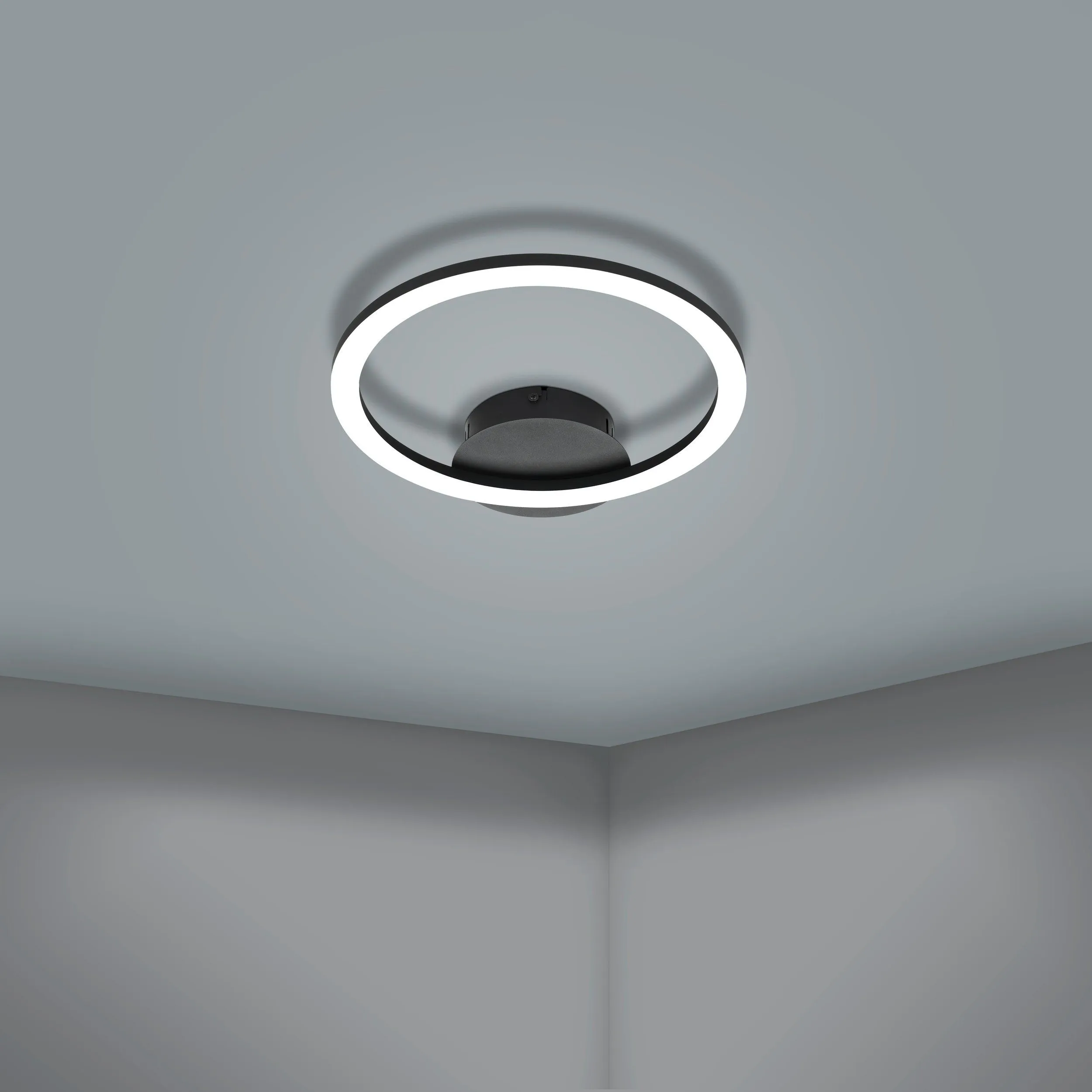 EGLO connect.z Parrapos-Z - Ceiling light, Black/White