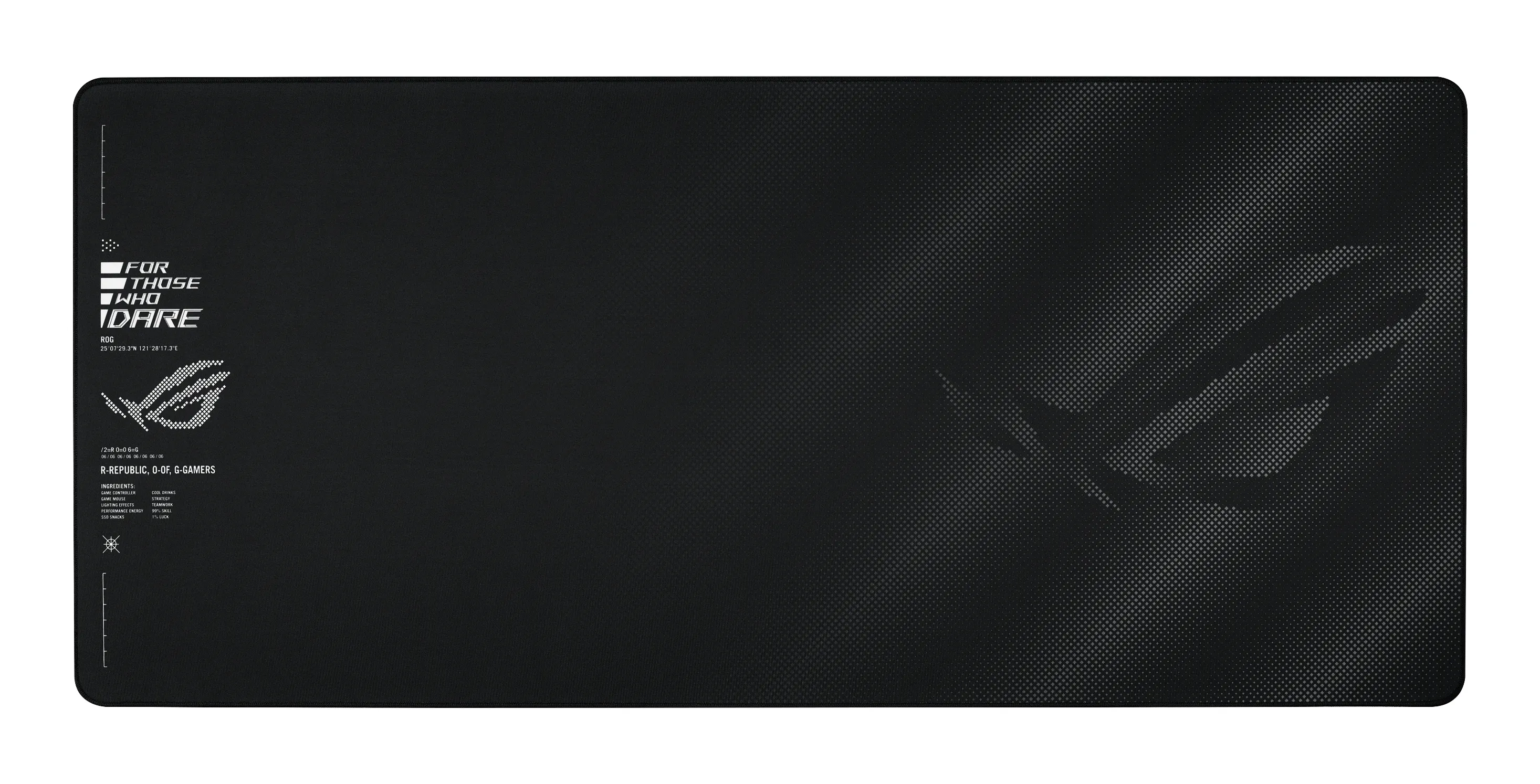 Asus ROG Sheath II XXL NC20 XXL - spelmusmatta, Svart, 900x400mm