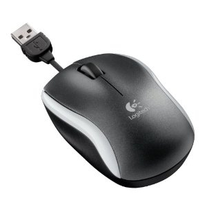 Logitech Corded Mouse M125 Silver