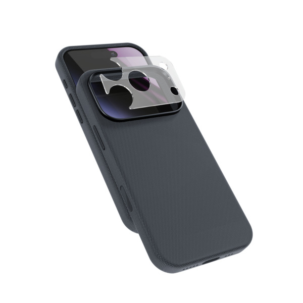 Epico SolidWoven Pro Mag+ Case | iPhone 17 Pro/18 Pro | Qi2  &  MagSafe Compatible | Black | Camera Island Protection
