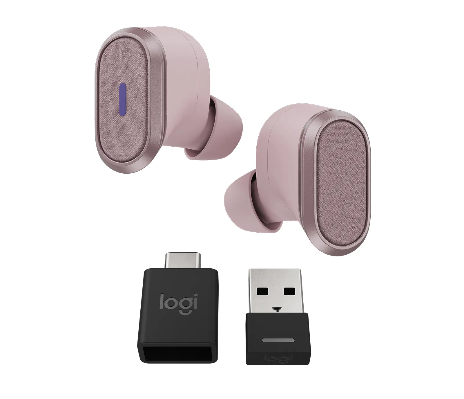 Logitech Zone Wireless Earbuds, Rose