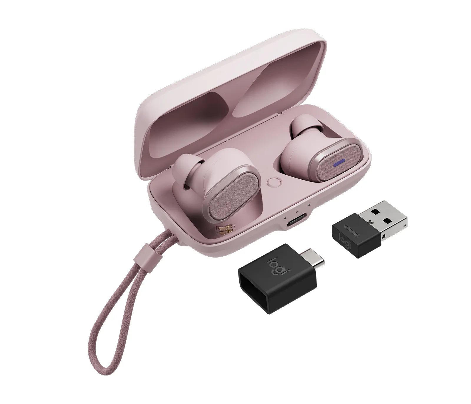 Logitech Zone Wireless Earbuds, Rose