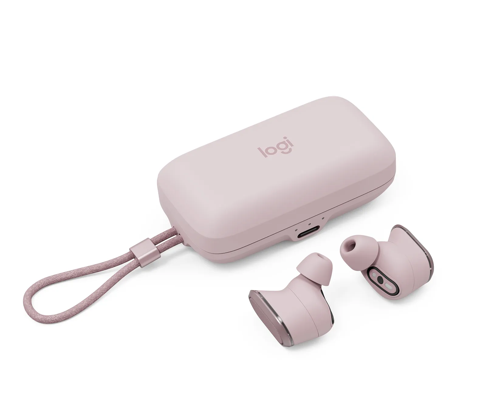 Logitech Zone Wireless Earbuds, Rose