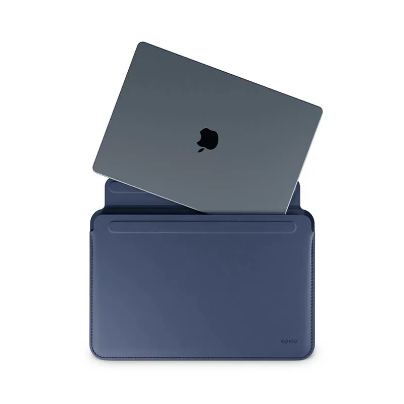 Epico Leather Sleeve for MacBook Air 15" - dark blue