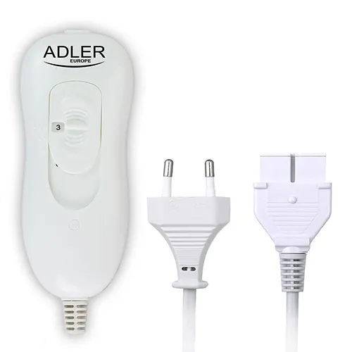 Adler AD 7426 Elektriskt v&auml;rmeunderlakan f&ouml;r dubbels&auml;ng 150 x 160 centimeter, 120 Watt, Gr&aring;