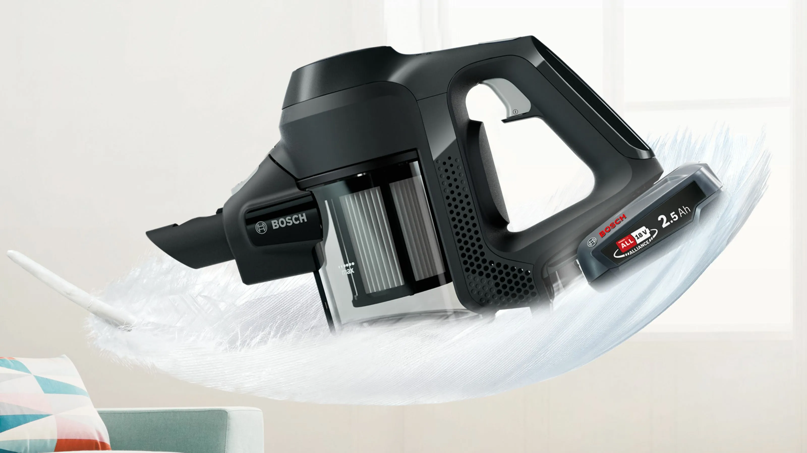 Bosch BBS611BSC - stick vacuum, black