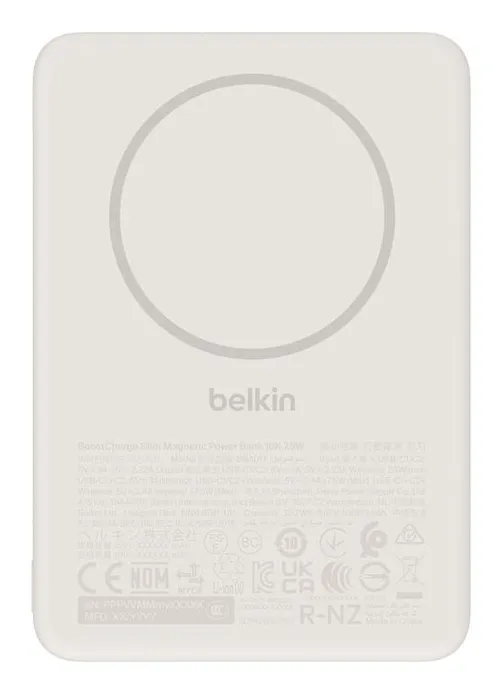 Belkin BoostCharge Slim Magnetic 10000 mAh - power bank, Sand