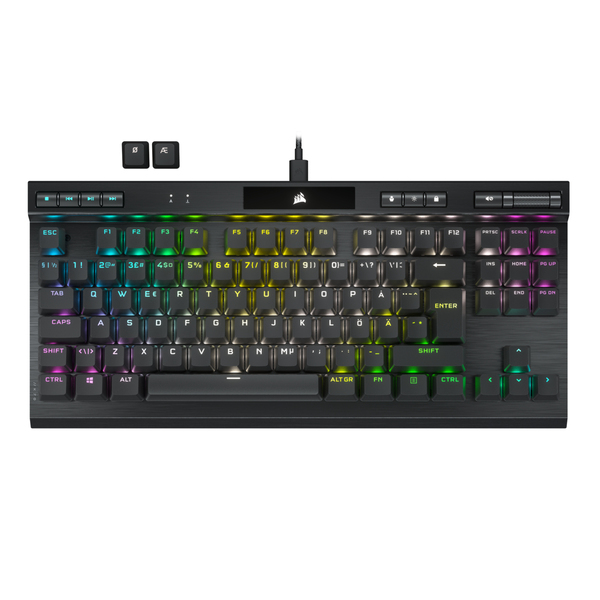 Corsair K70 RGB TKL Optical - gaming keyboard, Cherry MX Red
