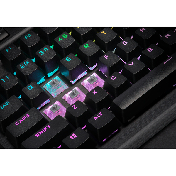 Corsair K70 RGB TKL Optical - gaming keyboard, Cherry MX Red