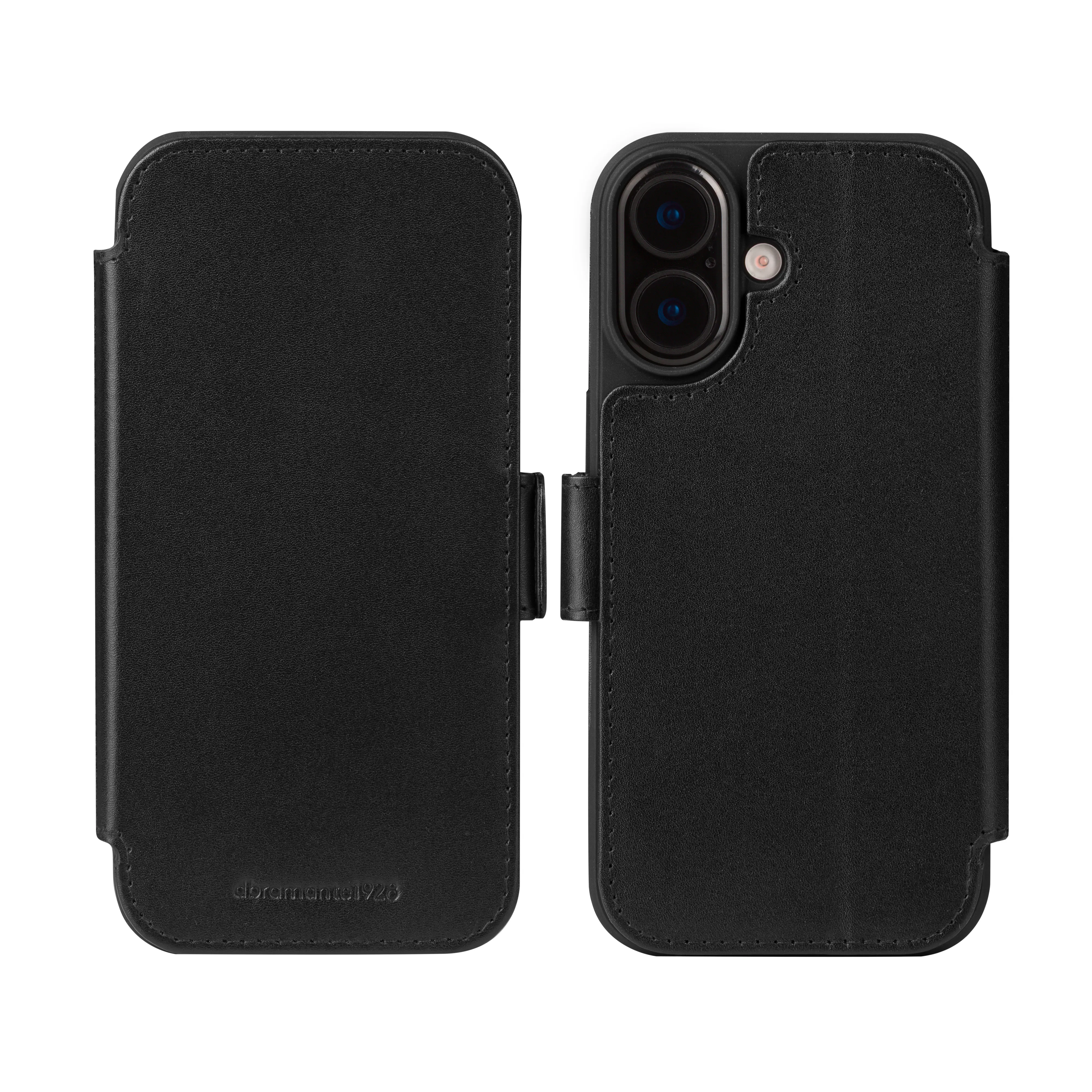 Dbramante1928 Copenhagen Wallet Case for iPhone 17, Black