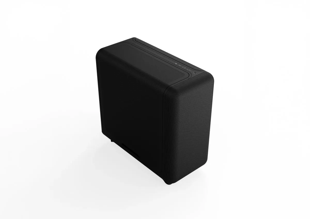 HYTE X50 Air midi-tower chassi med f&ouml;nster, pitch black