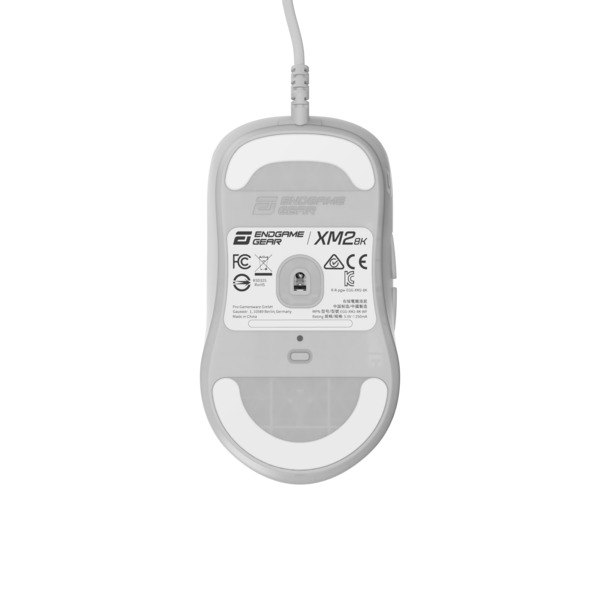 Endgame Gear XM2 8K tr&aring;dbunden gamingmus, White Frost