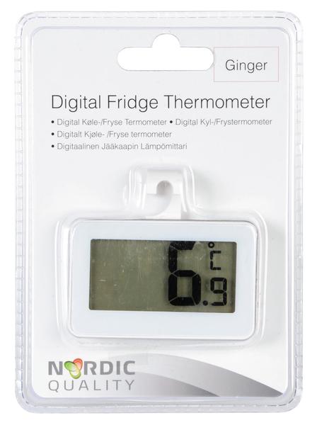 Ginger Digitaalinen j&auml;&auml;kaapin l&auml;mp&ouml;mittari