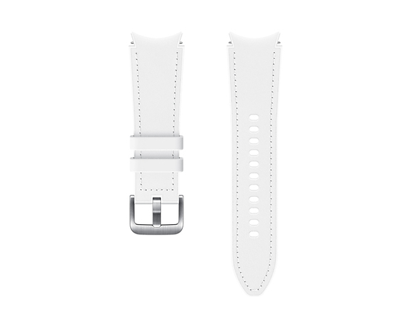 SAMSUNG HYBRID LEATHER BAND 20MM S/M WHITE
