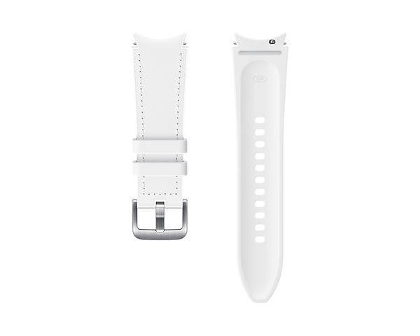 SAMSUNG HYBRID LEATHER BAND 20MM S/M WHITE
