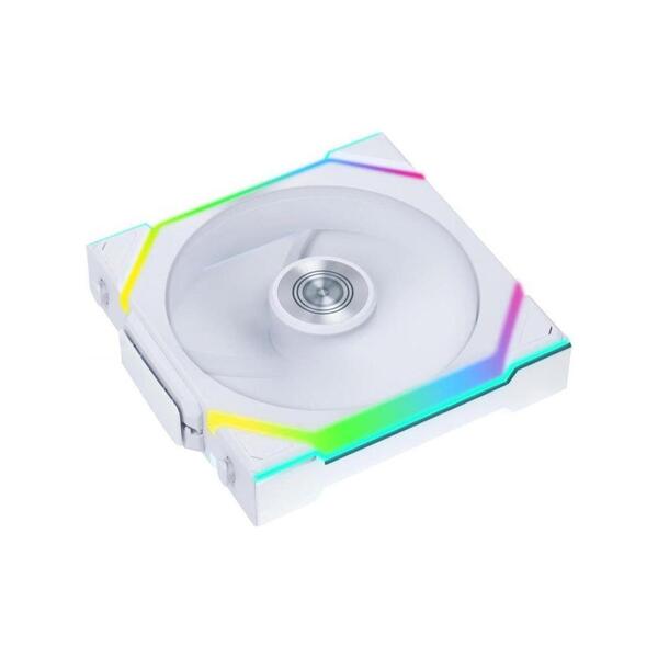 Lian Li UNI FAN SL-INF Wireless PWM ARGB Fan, Fluid Dynamic Bearing, 120mm, White