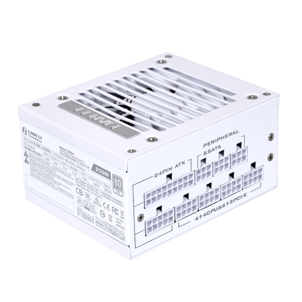 Lian Li SP850 V2 SFX Gold Power Supply - 750 Watt - White
