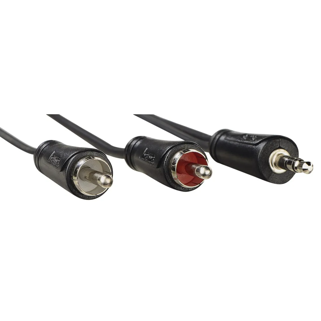 Hama 3.5 mm to 2x RCA audio cable, 1.5 m, Black