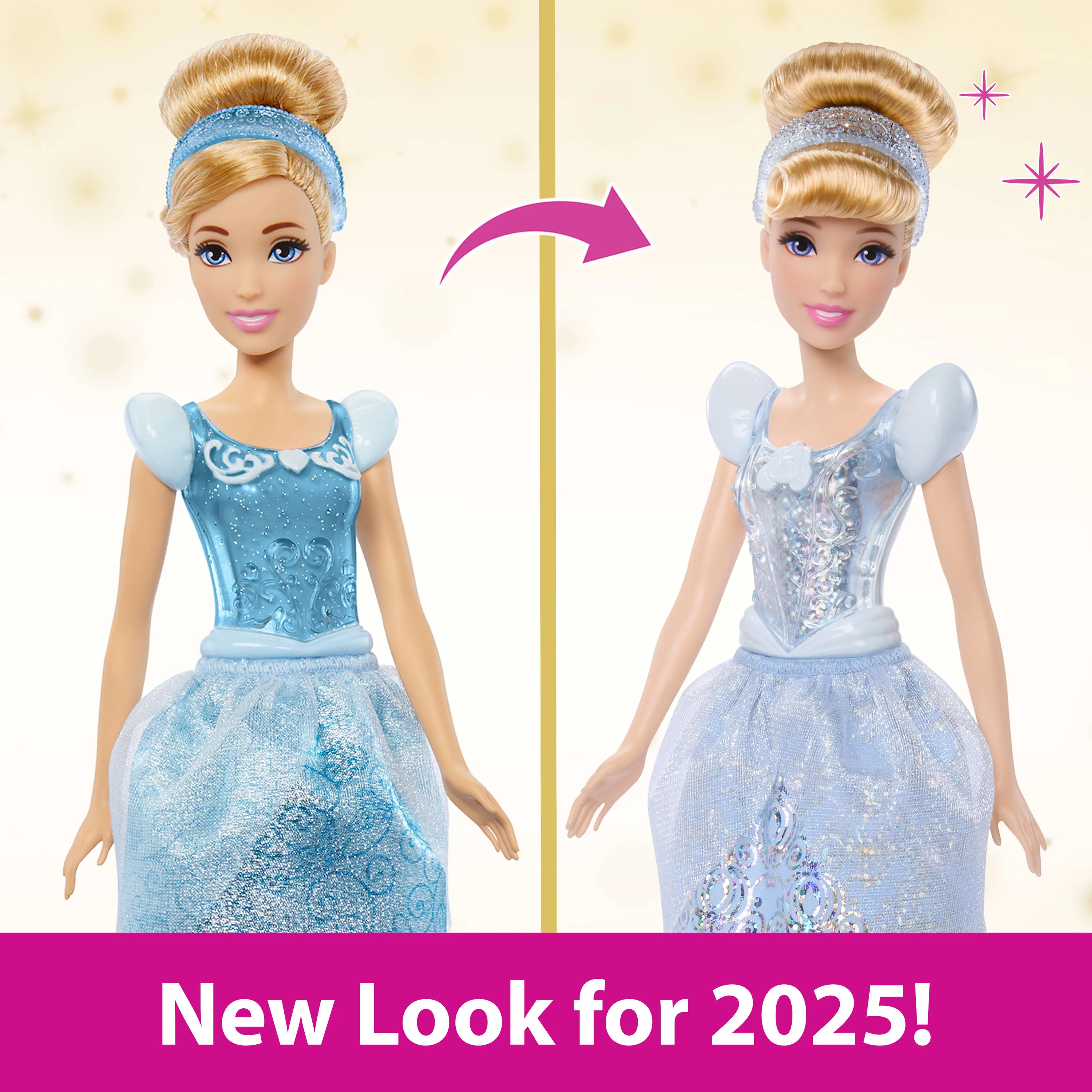 Mattel Disney Princess Cinderella Doll Toy Figure