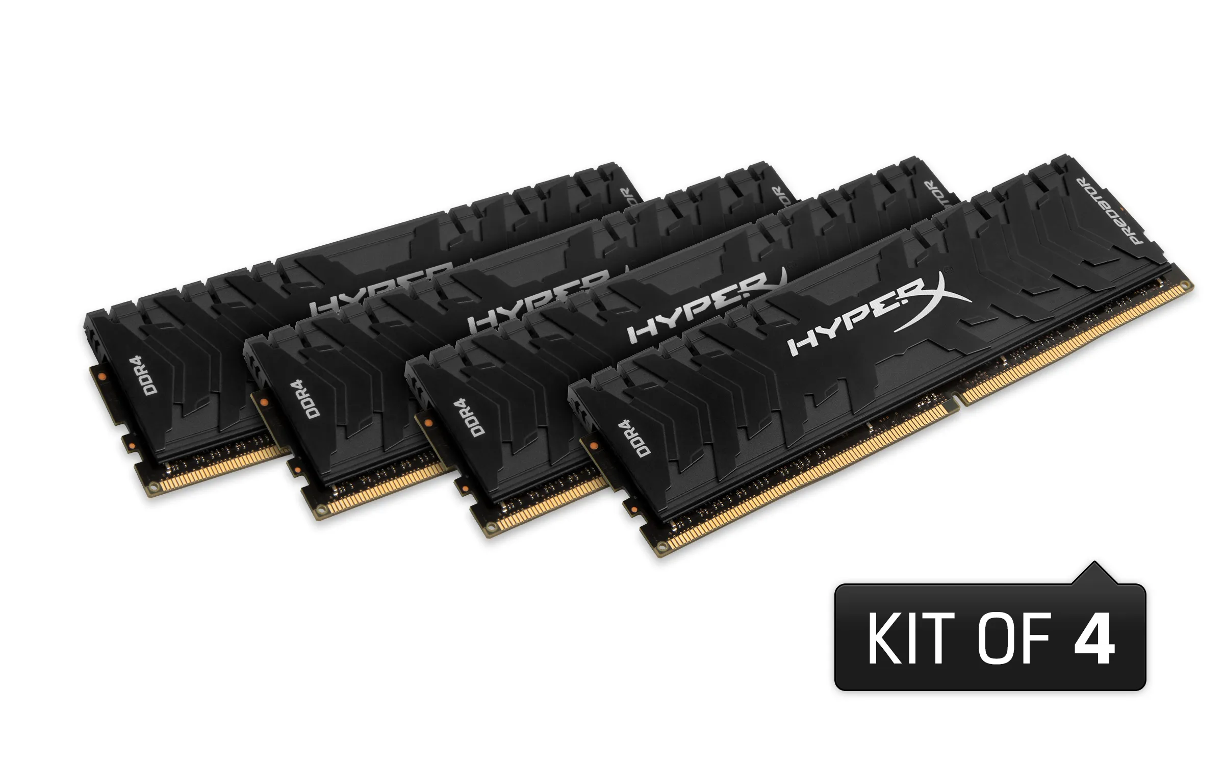 Kingston HyperX Predator 64 Gt (4 x 16 Gt) DDR4 3600 MHz, CL17 -muisti (XMP)