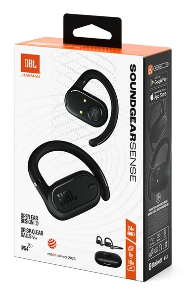 JBL Soundgear Sense - wireless sports headphones, black