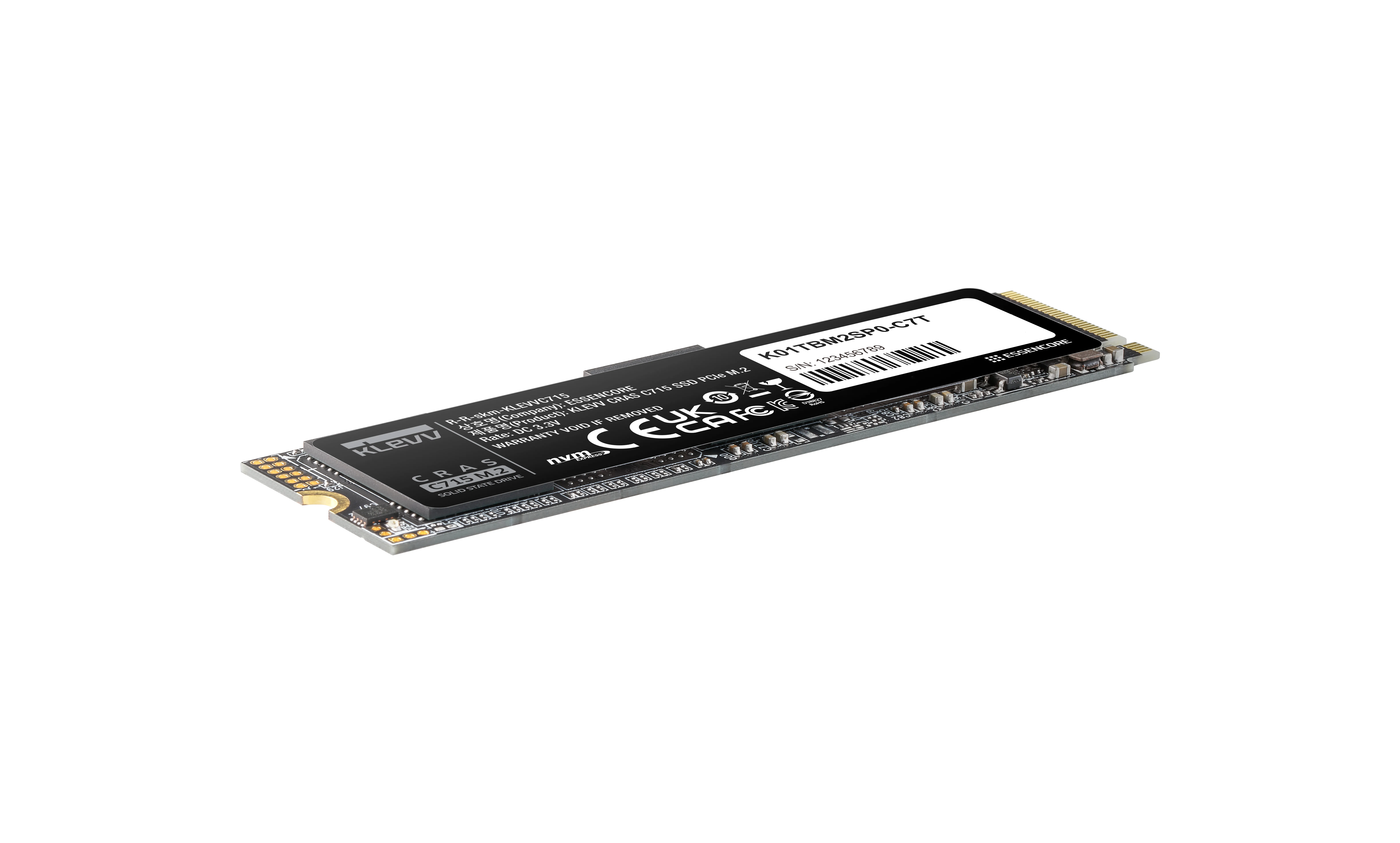 KLEVV CRAS C715 256 GB M.2 2280 PCIe 3.0 x4 NVMe SSD