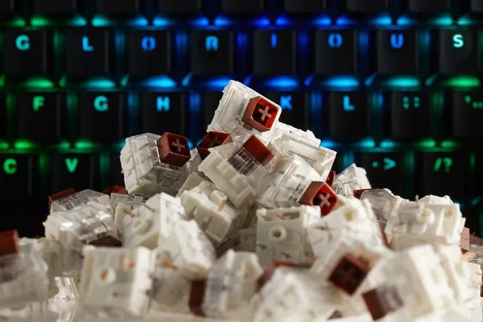 Glorious Kailh Box Brown -kytkimet, 120 kpl