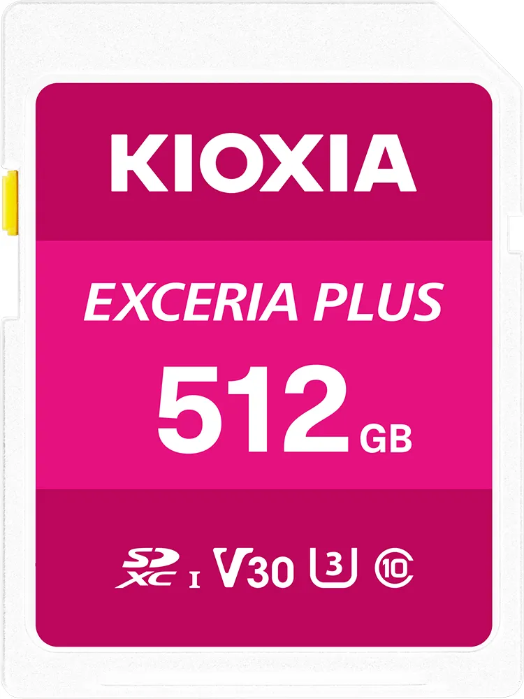 Kioxia Exceria Plus 512GB SDXC - memory card