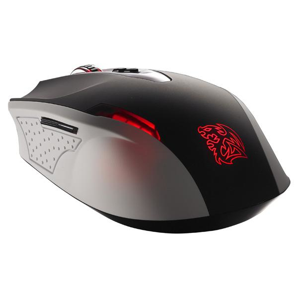 Tt eSPORTS BLACK Gaming Mouse - Combat White