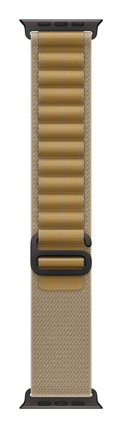 Apple Watch 49mm - Alpine Loop, Tan / Black Titanium, Large