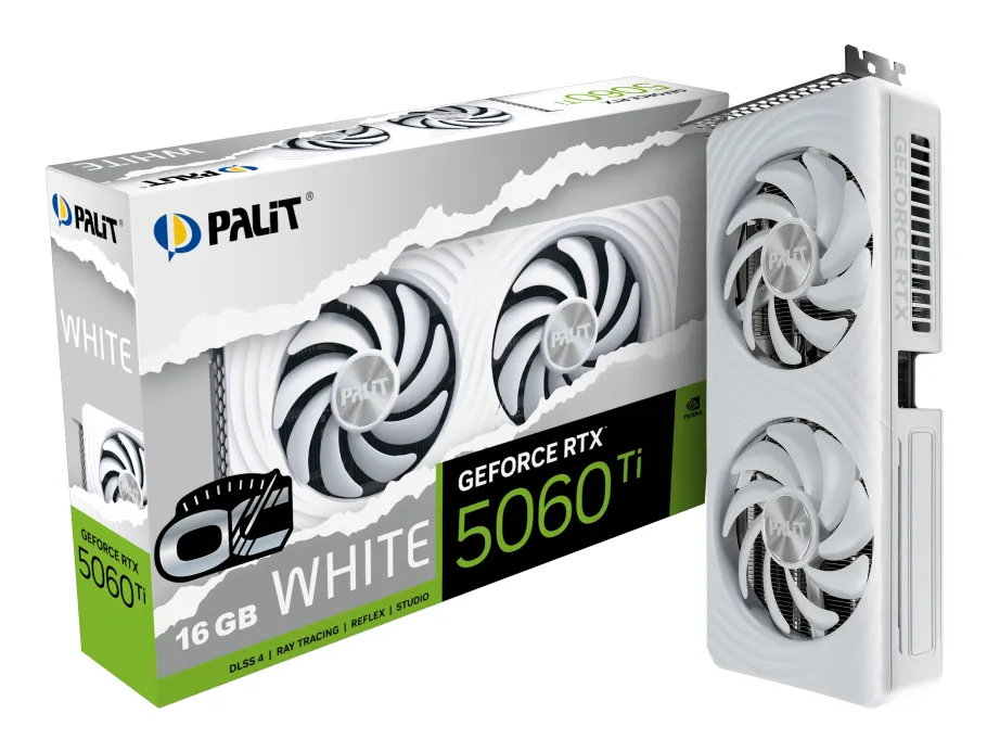 Palit GeForce RTX 5060 Ti White 16GB OC Palit GeForce RTX 5060 Ti White 16GB OC