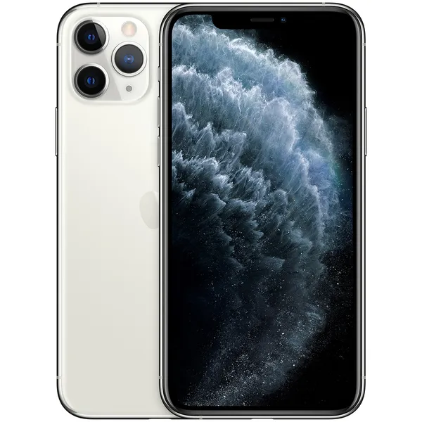 Kunnostettu iPhone 11 Pro 64 Gt -puhelin, Hopea (Hyvä kunto)