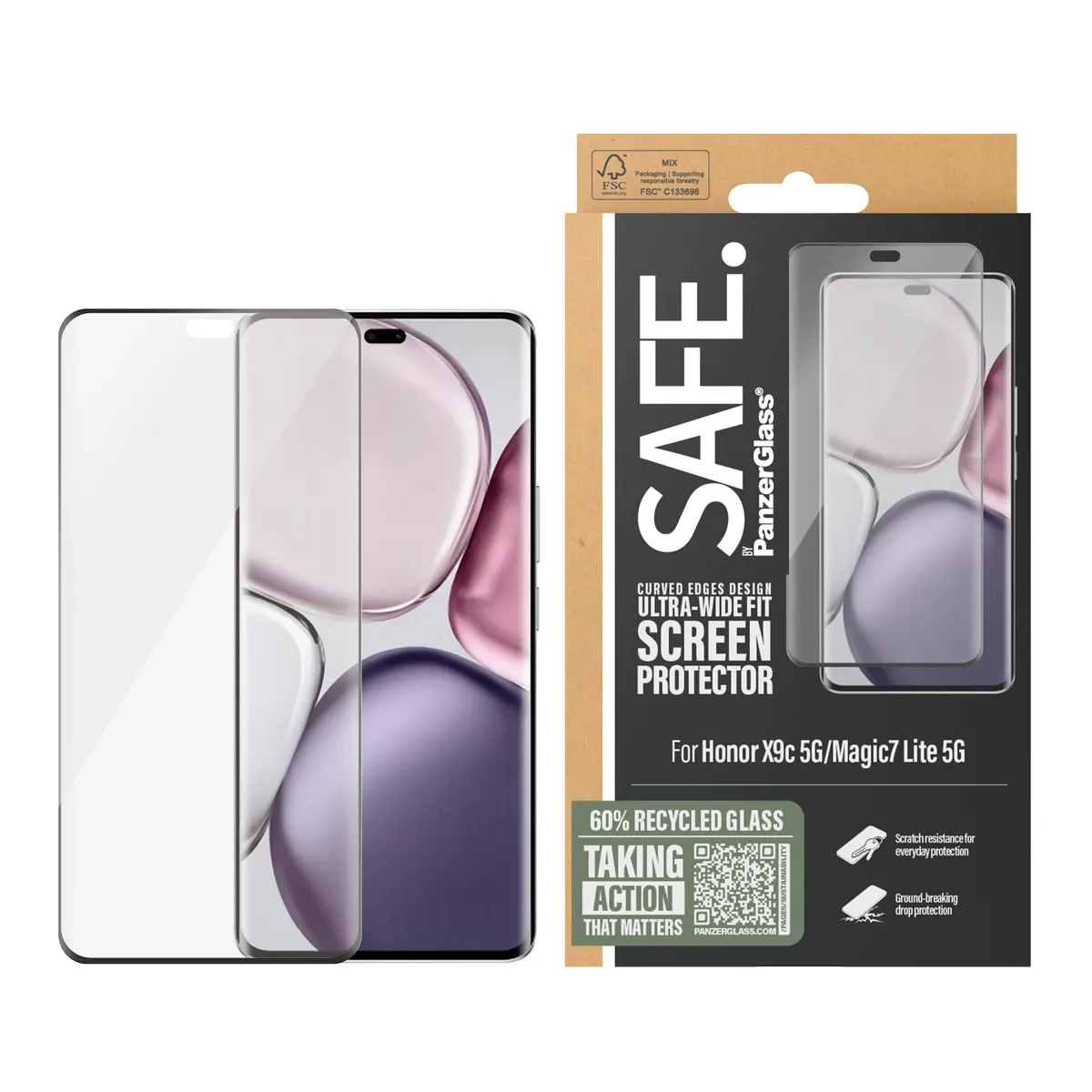 PanzerGlass SAFE - Honor X9C 5G/MAGIC7 LITE 5G UWF PanzerGlass SAFE - Honor X9C 5G/MAGIC7 LITE 5G UWF