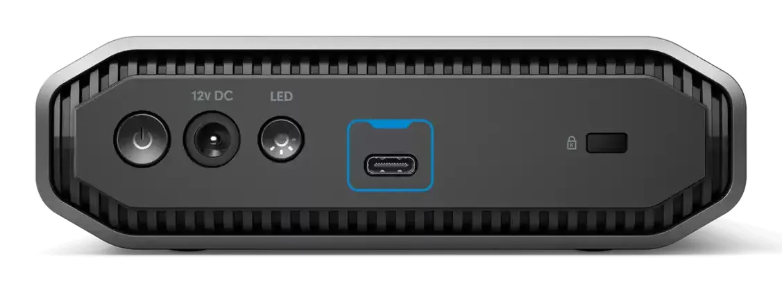 SanDisk G-DRIVE  26 TB - extern hårddisk, Rostfritt stål