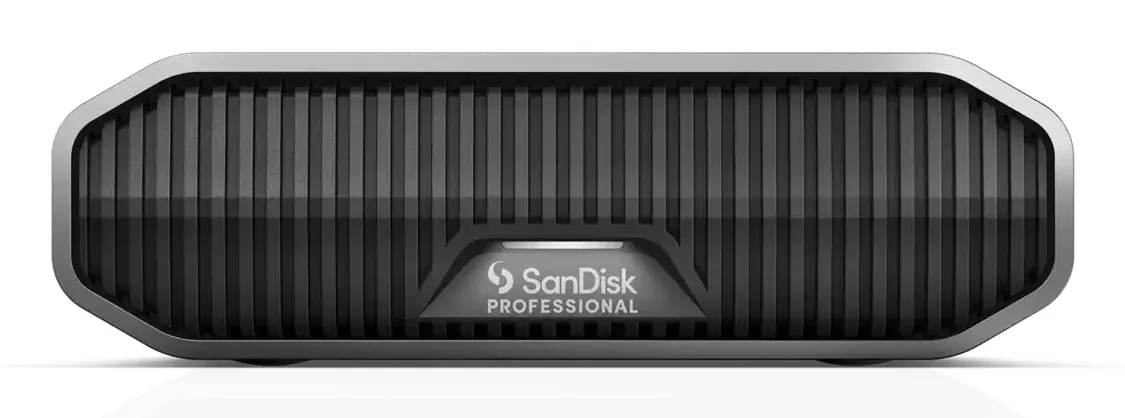 SanDisk G-DRIVE  26 TB - extern hårddisk, Rostfritt stål