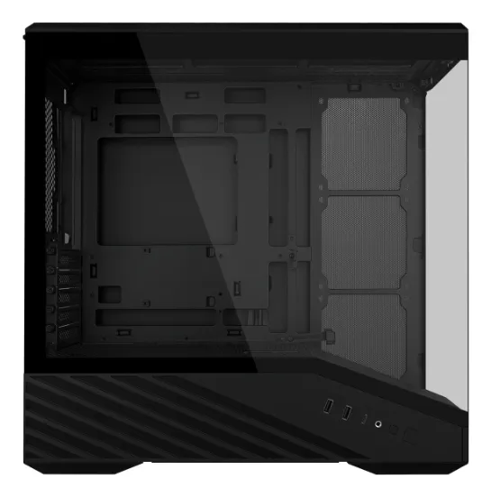 LIAN LI Vector V100R MIX Micro-ATX Case with window and RGB lighting, Black