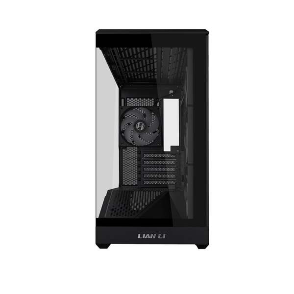 LIAN LI Vector V100R MIX -micro-ATX-kotelo ikkunalla ja RGB-valaistuksella, musta