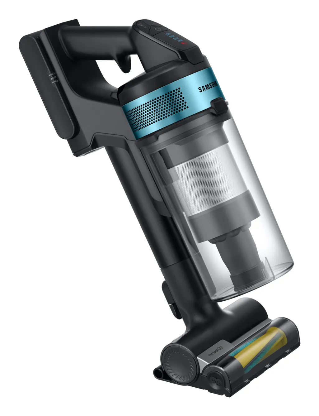 Samsung Jet 75 Pet VS20B75AGR1/GE Stick vacuum cleaner 0.8 L 550 W bagless, Black/Chrome/Teal Mint
