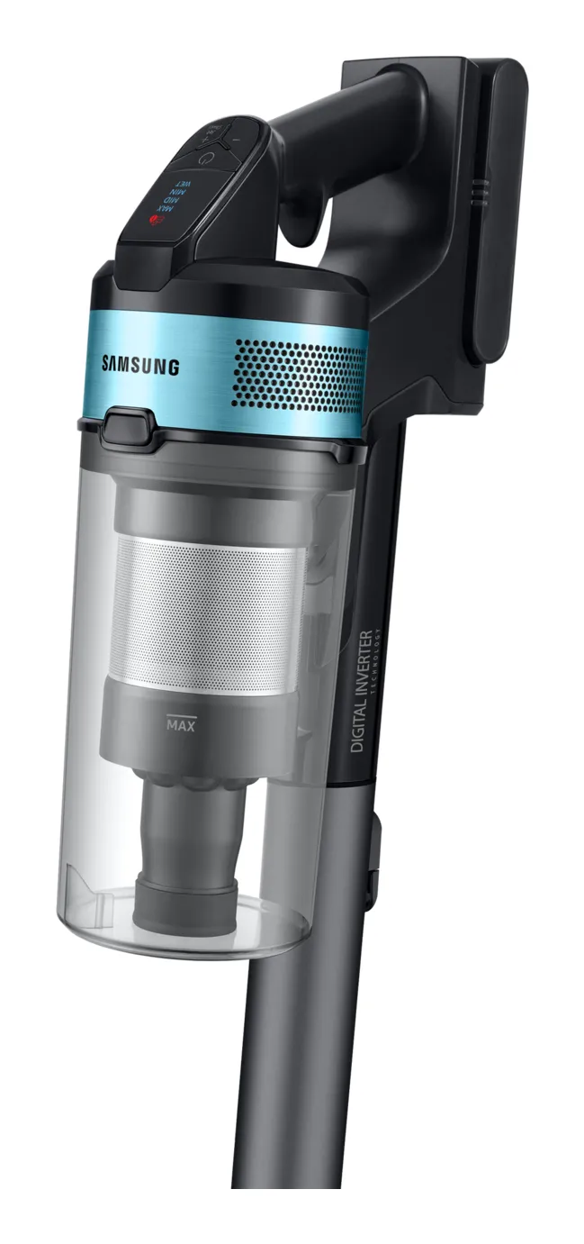 Samsung Jet 75 Pet VS20B75AGR1/GE Stick vacuum cleaner 0.8 L 550 W bagless, Black/Chrome/Teal Mint