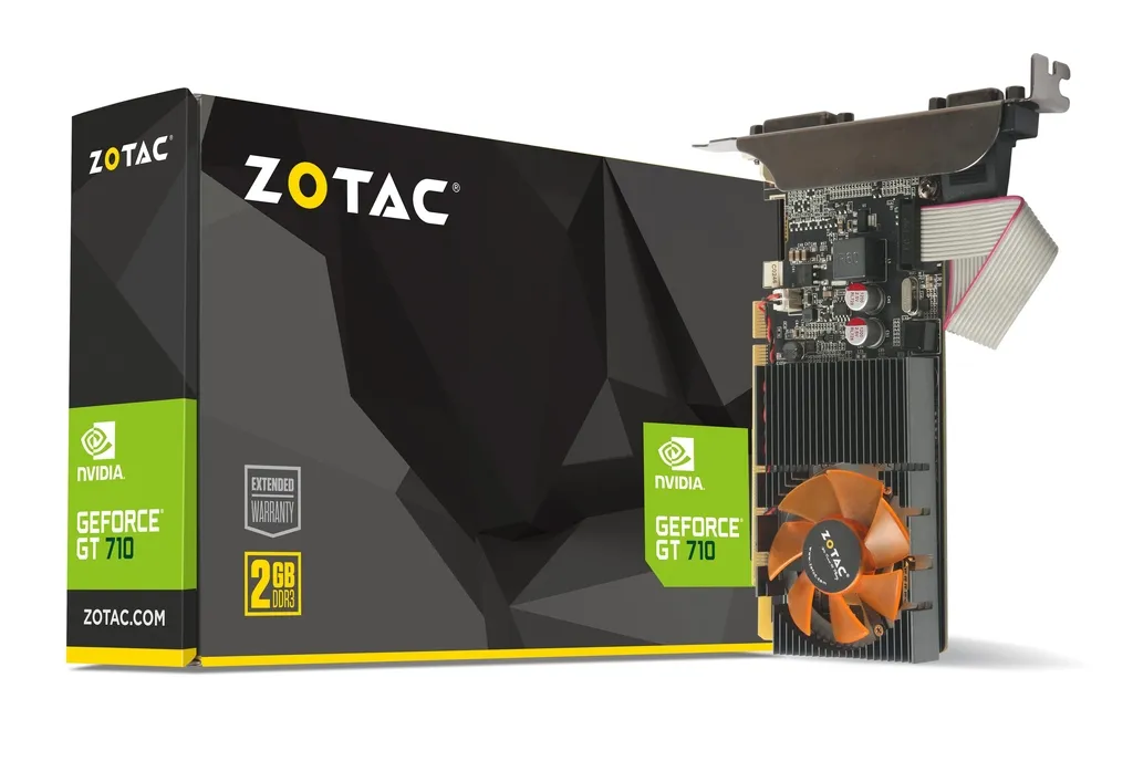 ZOTAC GeForce GT 710 2 GB grafikkort
