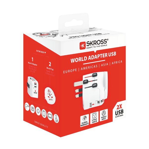 Pro Light World Adapter 2xUSB-A