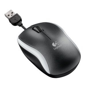 Logitech Corded Mouse M125 Silver