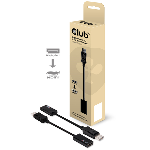 CLUB3D DISPLAYPORT &gt; HDMI1.4  VR READY