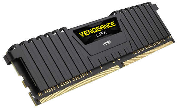 Corsair Vengeance LPX 16 GB (2 x 8 GB) DDR4 2400 MHz, CL16 - minne, Svart